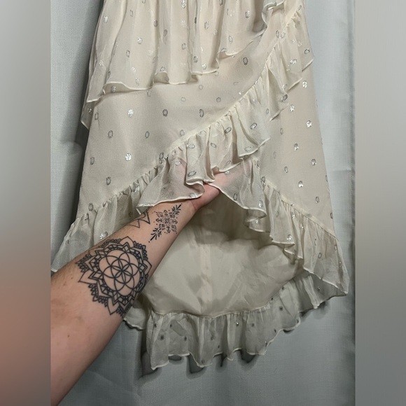 House of Harlow x Revolve Ivory White Layered Midi Dress Small - Picture 6 of 10